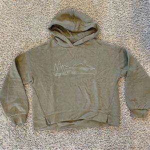 Madewell MWL Airyterry Hikerscape Hoodie Sweatshirt Size Medium